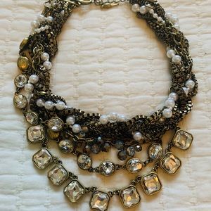Chloe + Isabel Mixed Media Bib Necklace